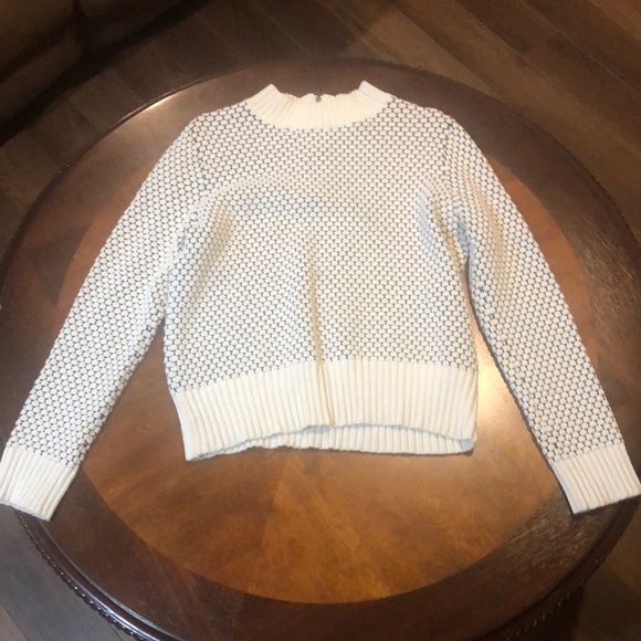 Banana Republic Wool Quarter Zip Sweater Medium - Picture 3 of 7